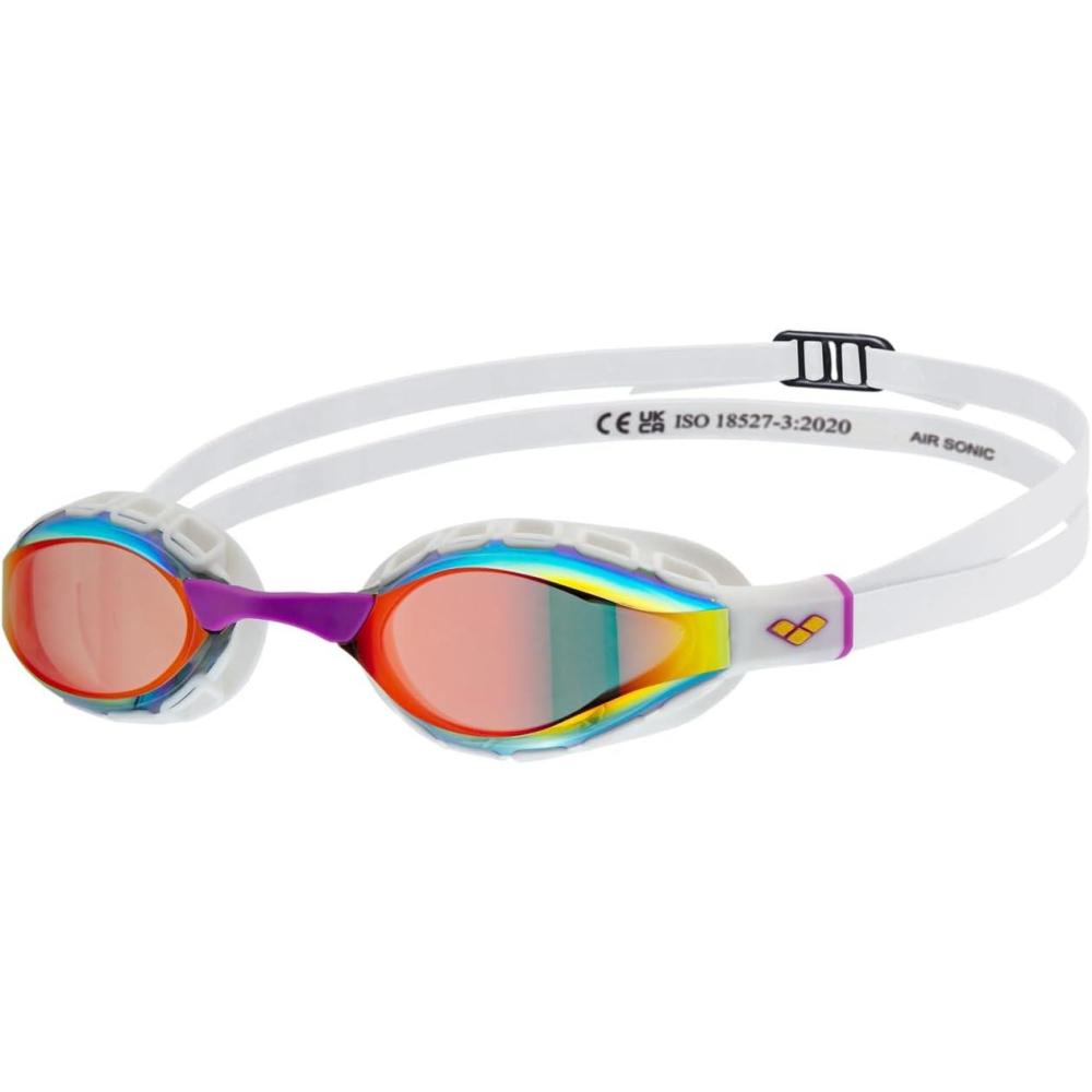 imageARENA Unisex Adult Air Sonic Professional Swim Racing Goggles Competitive SwimmersGoldWhite