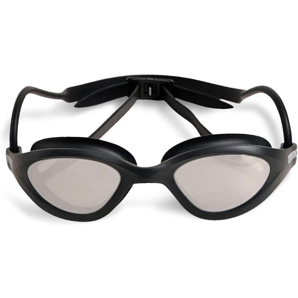 imageARENA Unisex Adults 365 Swim Goggles Comfortable AntiFog for Fitness SwimmersMirror SilverGrayBlack