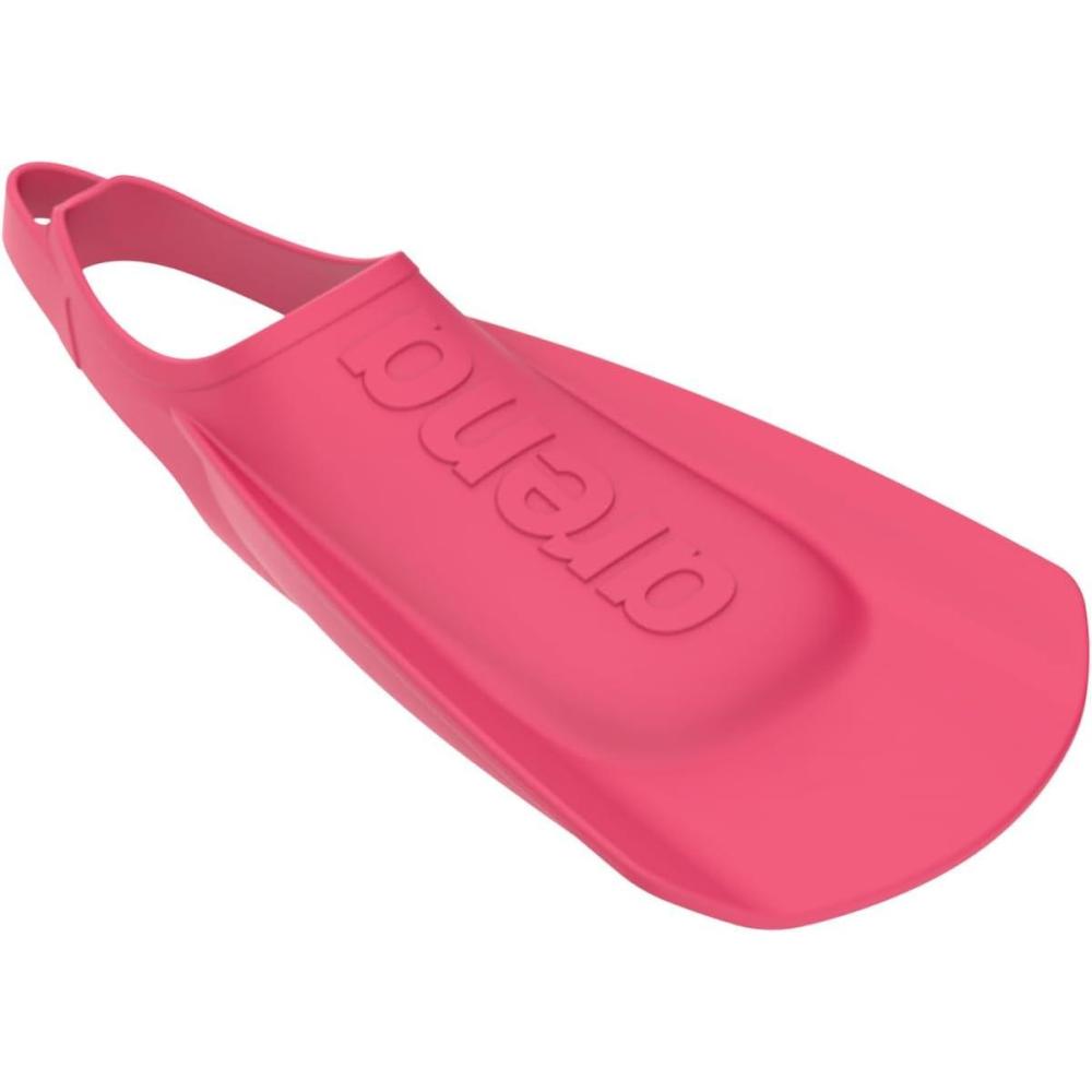 imageArena Unisex Adult Comfortable Lightweight Swim Training Fins for Men and Women Silicone Short Blade Flippers Open HeelPink