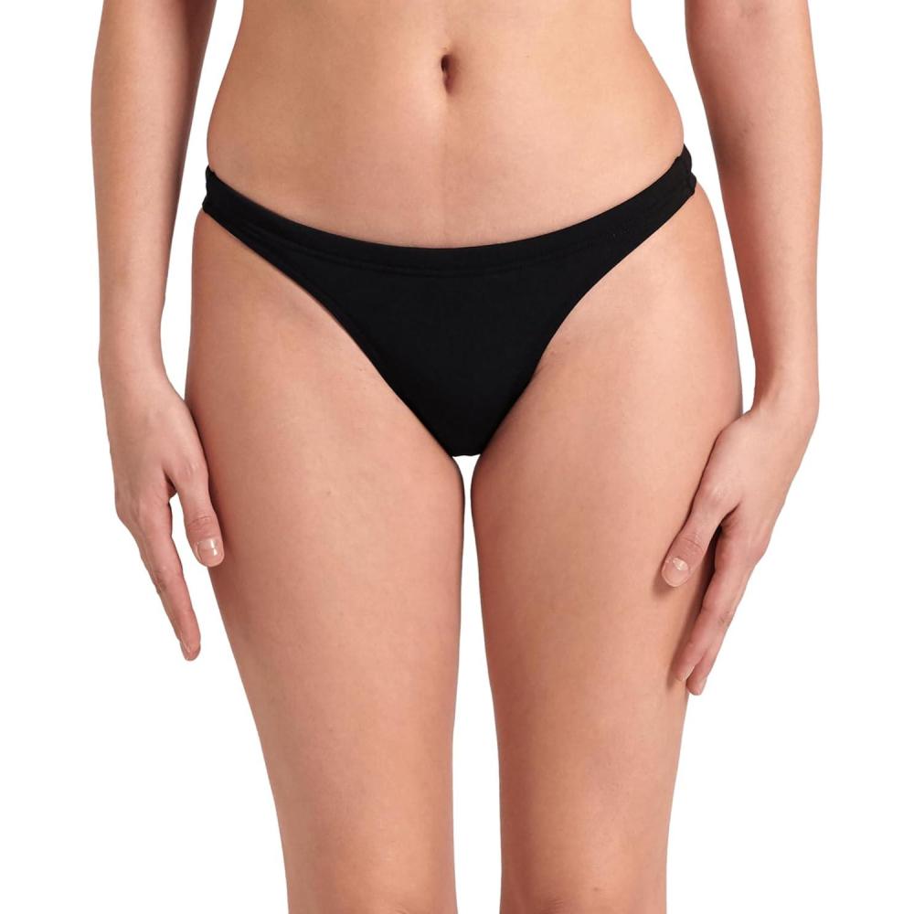 imageArena Womens Arena Performance Womens Solid Team Bikini BottomBlackWhite
