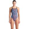 imageArena Womens Arena Performance Womens Dahlia X Cross Back Training Swimsuit Ladies Bathing SuitMulti BlackBlack