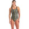 imageArena Womens Performance Stripes Swim Pro Back One Piece Swimsuit Wide Straps Ergonomic Back