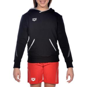 ARENA Kids Team Line Youth Fleece Long Sleeve Hoodie(Black)