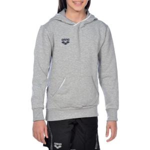 ARENA Kids Team Line Youth Fleece Long Sleeve Hoodie(Medium Grey Melange)
