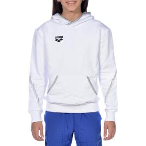 ARENA Kids Team Line Youth Fleece Long Sleeve Hoodie(White)