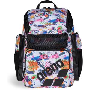 ARENA One Go Backpack 45 Liters Swimmer Athlete Daypack Large Size Equipment Swim Bag(Collage)