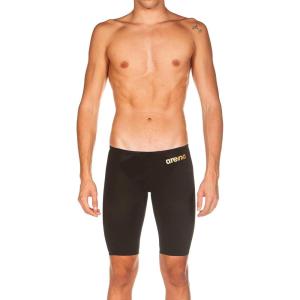 ARENA Powerskin ST 2.0 Women’s Open Back Racing Swimsuit Full Body Short Leg One Piece Athletic Competitive Suit(Black/Black/Gold)