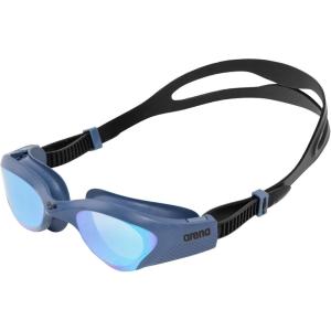 ARENA The One Unisex Adult Swim Goggles Men and Women Watertight Fit Orbit-Proof Seals Anti-Fog Coated Mirror/Non-Mirror Lens(Blue Gray/Blue Black)