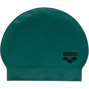 ARENA Unisex Adult Ultra Soft Latex Swim Cap Training and Fitness Swimming, Great for Long Hair, Reinforced Edge, One Size(Dark Green)