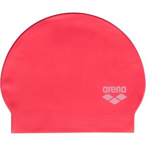 ARENA Unisex Adult Ultra Soft Latex Swim Cap Training and Fitness Swimming, Great for Long Hair, Reinforced Edge, One Size(Neon Pink)