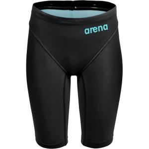 Arena Boys Junior Powerskin Impulso Swim Racing Jammer Competition Tech Suit Competitive Swimsuit(Black Teal)