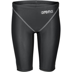 Arena Boys Junior Racing Jammer Powerskin St Next Knee Length Tech Suit Competitive Swimsuit(Black)