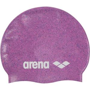 Arena Classic Junior Silicone Unisex Swim Cap for Girls and Boys Comfortable Durable Kids’ Pool Bathing Cap, One Size(Pink Multi Recycled)