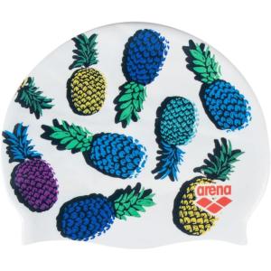 Arena HD Unisex Adult Elastic Silicone Swim Cap for Men and Women, Fitness Swimming Gear Soft and Stretchy Pool Bathing Cap(Pineapples)