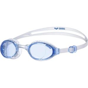 Arena Unisex Adult Air-Soft Anti-Fog Swim Goggles Men and Women Light Comfortable Design Cushioned Seals Non Mirror Lens(Blue / Clear)