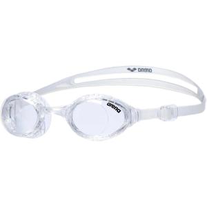 Arena Unisex Adult Air-Soft Anti-Fog Swim Goggles Men and Women Light Comfortable Design Cushioned Seals Non Mirror Lens(Clear / Clear)