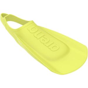 Arena Unisex Adult Comfortable Lightweight Swim Training Fins for Men and Women Silicone Short Blade Flippers Open Heel(Lime)