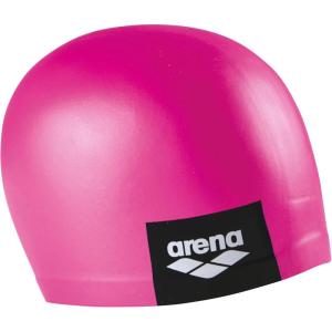 Arena Unisex Adult Logo Molded Silicone Training Swim Cap for Intensive Training Reduced Drag Tight Comfortable Fit, One Size(Pink)