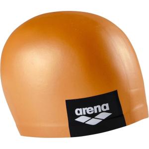 Arena Unisex Adult Logo Molded Silicone Training Swim Cap for Intensive Training Reduced Drag Tight Comfortable Fit, One Size(Pinkish Orange)