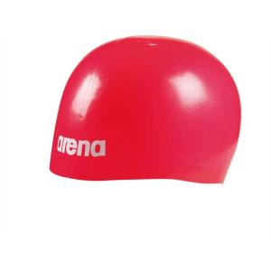 Arena Unisex Adult Molded PRO II Silicone Racing Swim Cap Women and Men High Tech 3D Molding FINA Approved, One Size(Red)