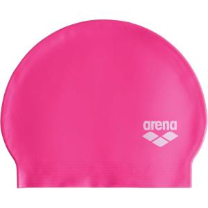 Arena Unisex Soft Latex II Swim Cap Women and Men Fitness Swimmers Intensive Training Durable Soft Elastic Bathing Flat Cap(Neon Pink)