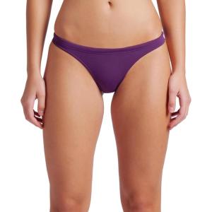 Arena Womens Arena Performance Women’s Solid Team Bikini Bottom(Plum/Bright Coral)