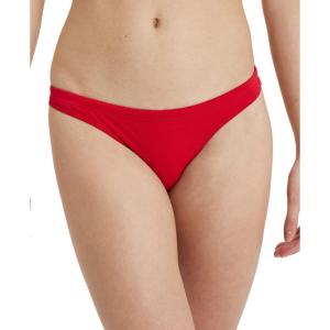 Arena Womens Arena Performance Women’s Solid Team Bikini Bottom(Red/White)