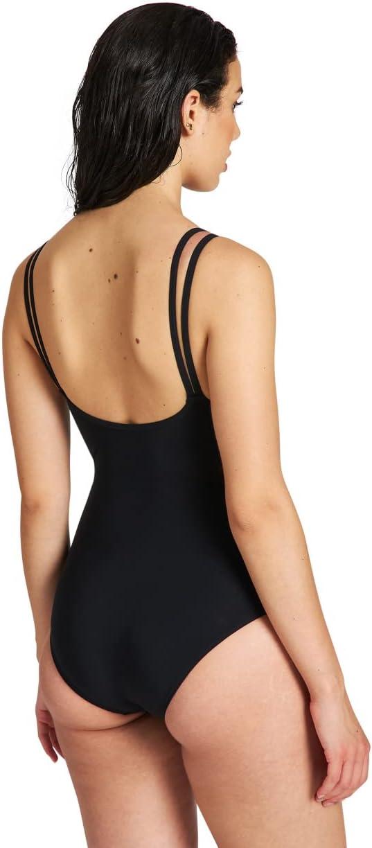 imageARENA Bodylift Womens Betta BCup One Piece Shaping Swimsuit U Back Tummy Control UV Protection Ladies Pool Bathing SuitBlackRose Violet