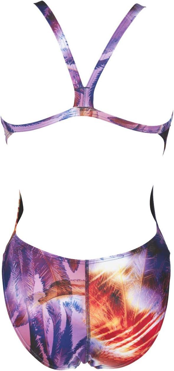 imageARENA Womens Palm Forest Challenge Back One Piece FlMirtillaMulticolor