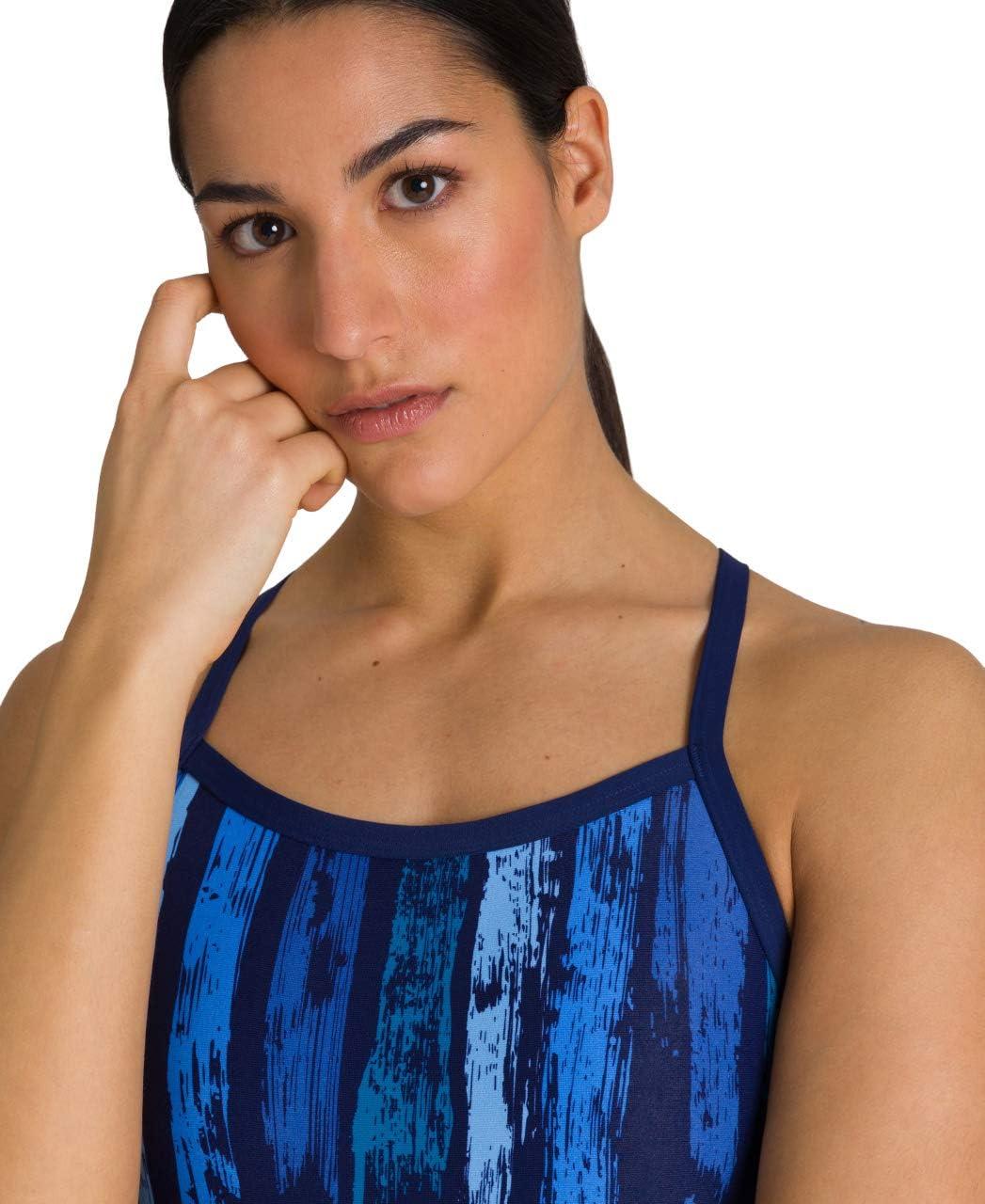 imageARENA Womens Palm Forest Challenge Back One Piece FlNavy