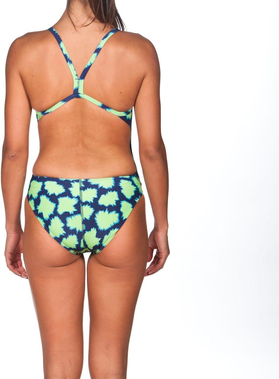 imageARENA Womens Palm Forest Challenge Back One Piece FlPow Leaf