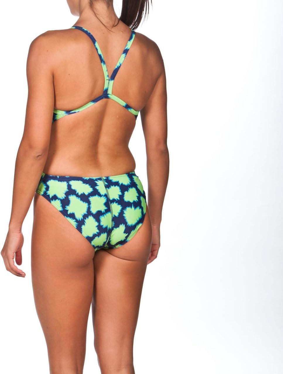 imageARENA Womens Palm Forest Challenge Back One Piece FlPow Leaf