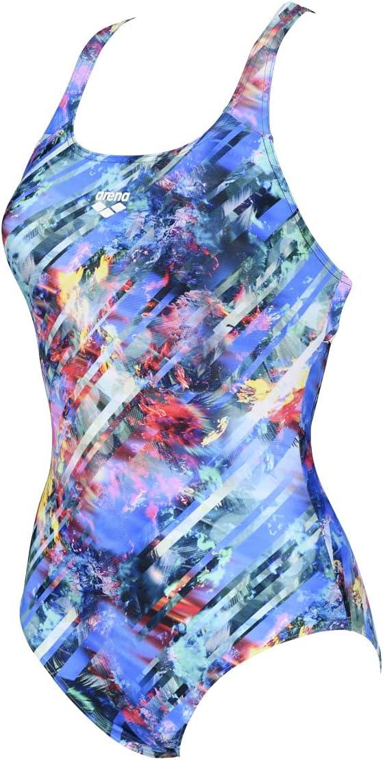 imageARENA Womens Standard Print Swim Pro Back MaxLife One Piece Athletic Training SwimsuitFilters