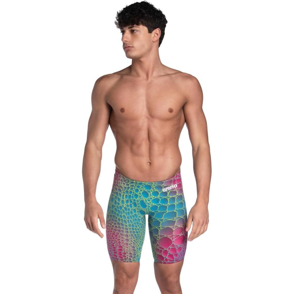 imageARENA Mens Powerskin Carbon Air Jammers Competition Racing Swim Suit Competitive Swimwear for MenAurora CAIMANO