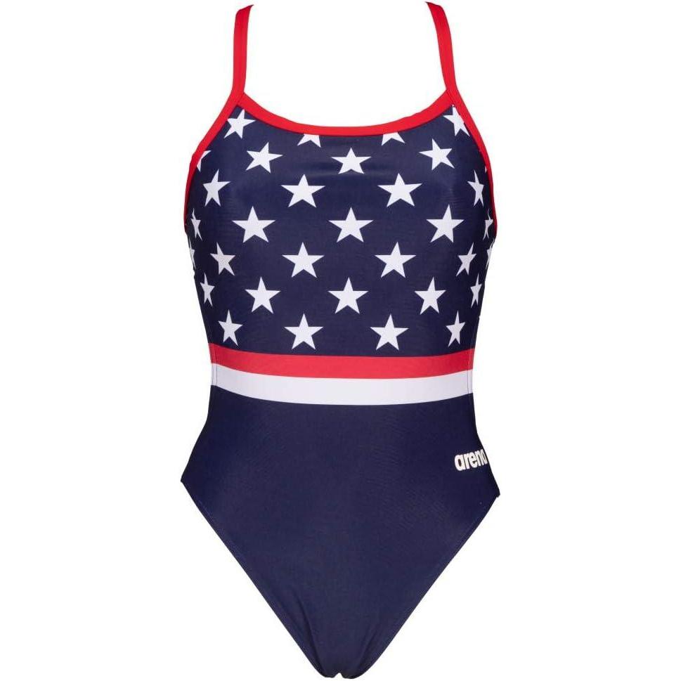 imageARENA Womens Palm Forest Challenge Back One Piece FlOfficial Usa Swimming National Team