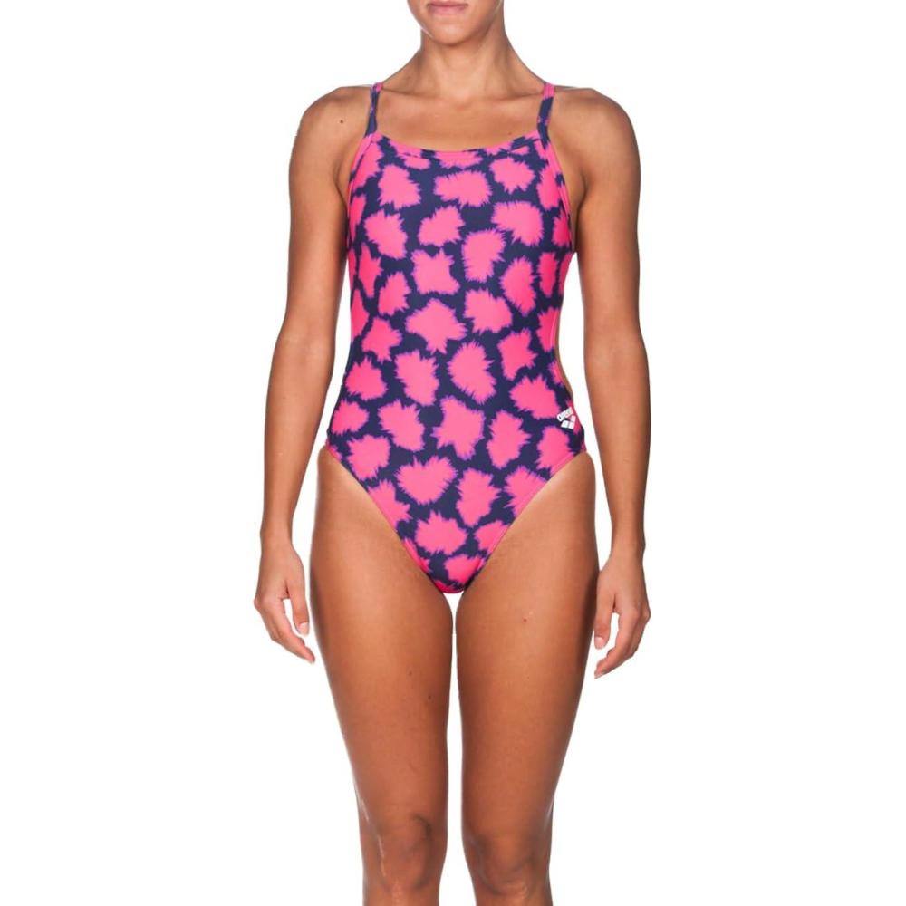 imageARENA Womens Palm Forest Challenge Back One Piece FlPow Fresia Rose