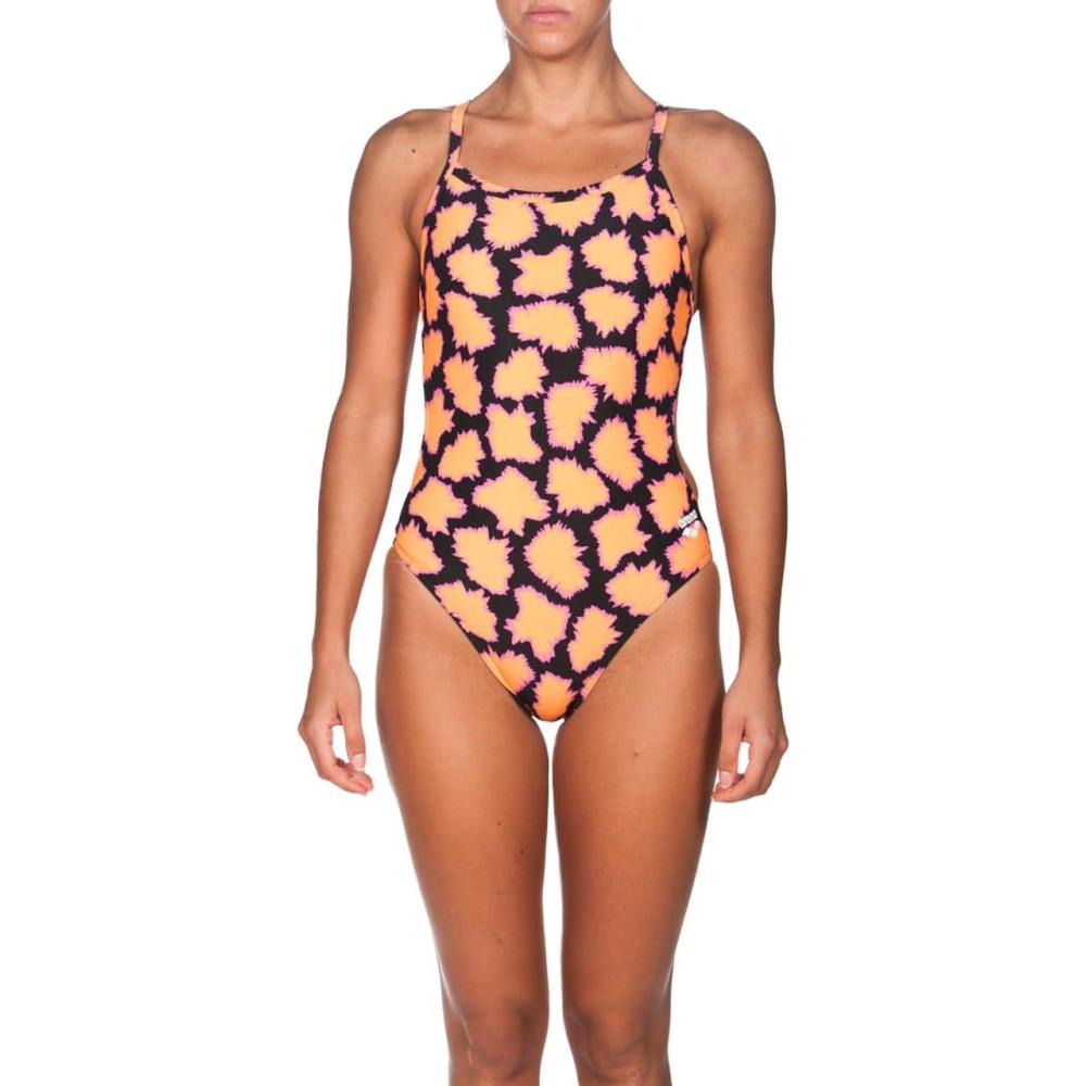imageARENA Womens Palm Forest Challenge Back One Piece FlPow Mango
