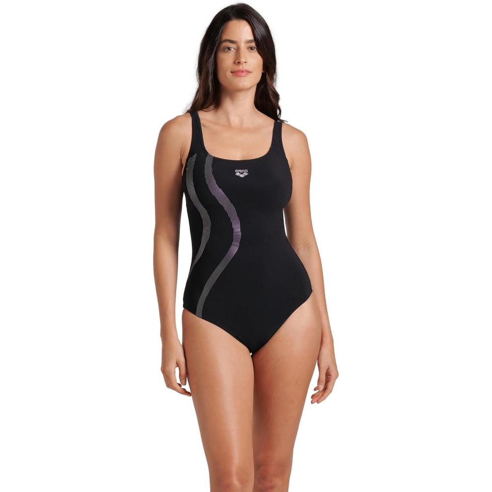 imageARENA Womens Shapewear Ginevra CCup Swimsuit Ladies Shaping Tummy Control SwimwearBlack