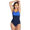 imageARENA Bodylift Womens Betta BCup One Piece Shaping Swimsuit U Back Tummy Control UV Protection Ladies Pool Bathing SuitNavyBright Blue