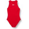 imageARENA Womens Solid Water Polo One Piece Swimsuit RedWhite Size 32