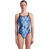 imageArena Womens Arena Performance Womens Pacific Super Fly Back SwimsuitBlackBlue Multi
