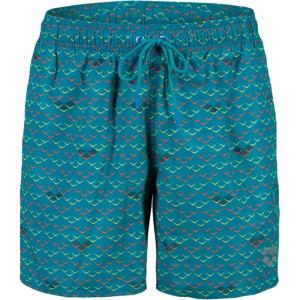 ARENA- Men’s Boxer Swim Trunks, Swimming Shorts, Athletic Bathing Suit for Men, Quick Drying, External Drawstring(Green Lake Logo)