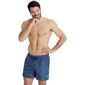 ARENA- Men’s Boxer Swim Trunks, Swimming Shorts, Athletic Bathing Suit for Men, Quick Drying, External Drawstring(Sorbet Multi)