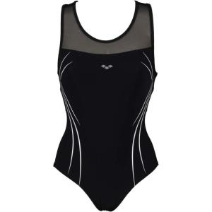 ARENA Women’s Bodylift Tummy Control Cross Back One Piece Shaping Swimsuit(Julie Black)
