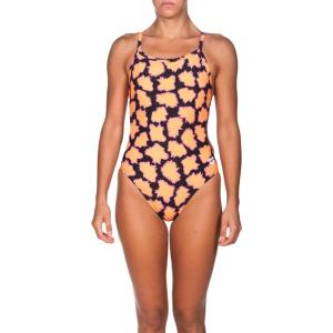 ARENA Women’s Palm Forest Challenge Back One Piece Fl(Pow Mango)