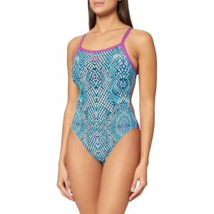 ARENA Women’s Palm Forest Challenge Back One Piece Fl(Snake Skin Provenza)