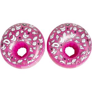 Arena Friends Inflatable Kids Floating Arm Bands Swimming Arm Floaties for Ages 2 to 6 Years Adjustable Pool Floats Rings 33 to 66 Pounds(Fuchsia)