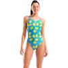 imageArena Womens Performance Lemons Swimsuit Lace Plus Back Competition Training Sports Bathing SuitTurquoiseMulti
